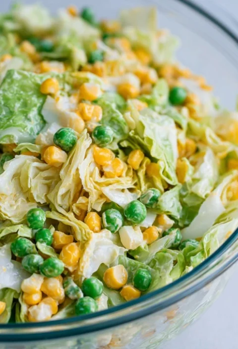 Warm Sunday-Style Creamy Cabbage Salad