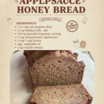 Applesauce Honey Bread