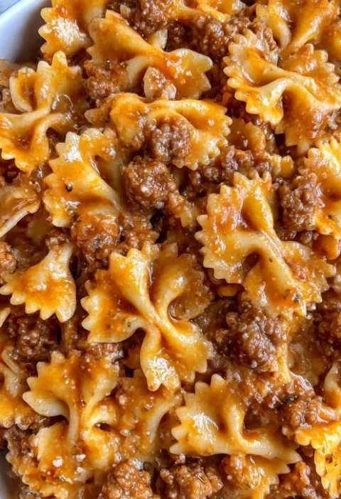 Baked Italian Sausage and Bowtie Pasta