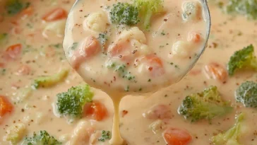 Broccoli Cauliflower Cheese Soup