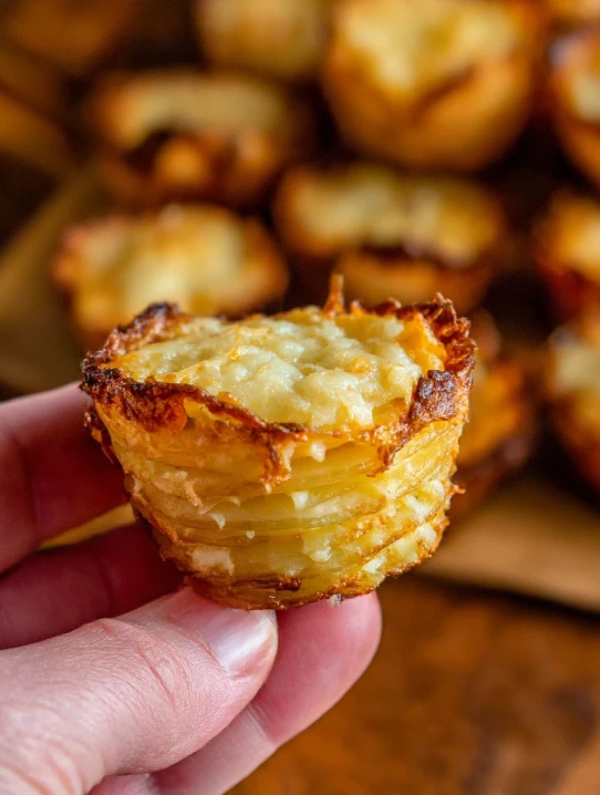 Cheesy Potato Stacks