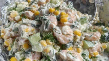 Chopped Shrimp Salad