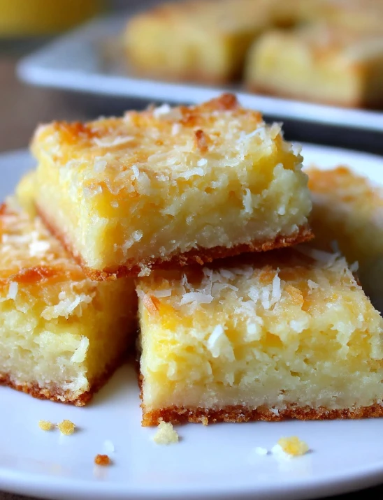 Coconut Butter Bars