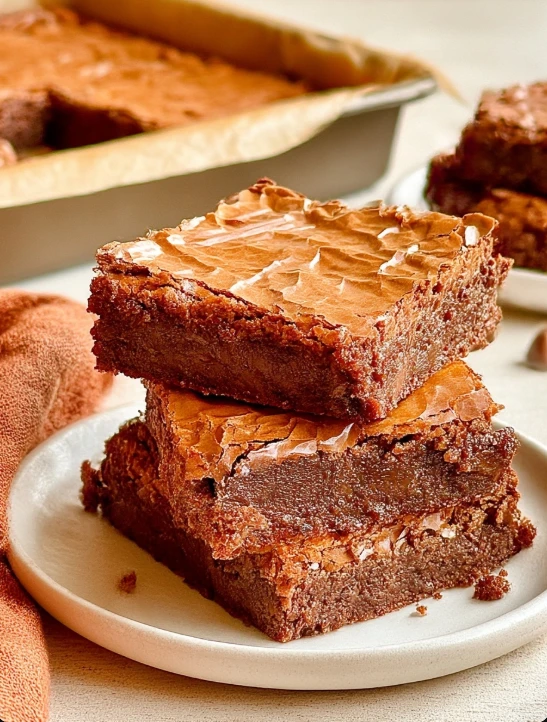 Crinkle Top Brownies