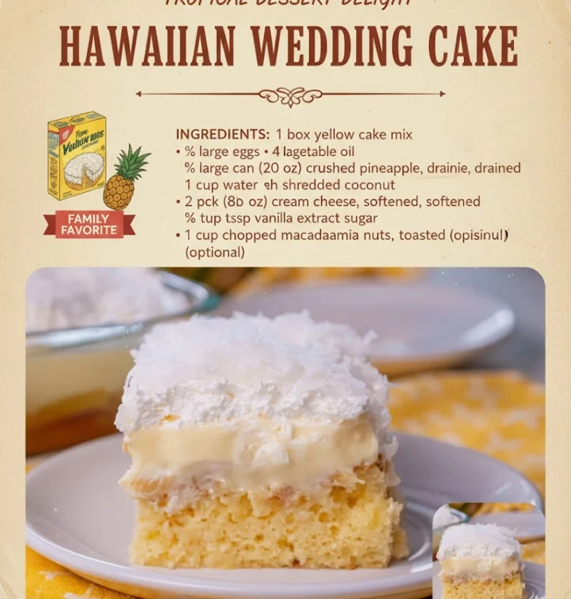 Hawaiian Wedding Cake Hawaiian Wedding Cake