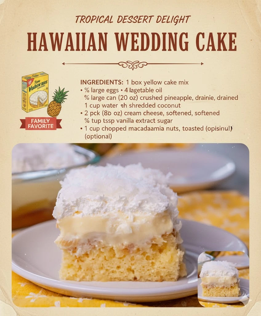 Hawaiian Wedding Cake
