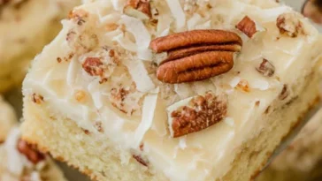 Italian Cream Sheet Cake