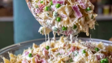 Layered Spring Pasta Salad