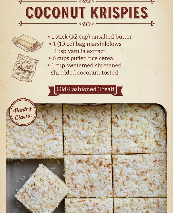 Old-Fashioned Family Coconut Krispies