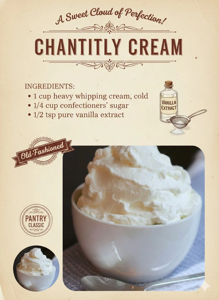 Old-Fashioned Family Chantilly Cream