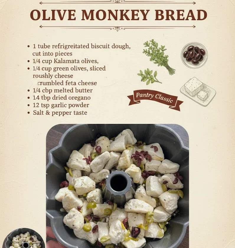 Olive Monkey Bread