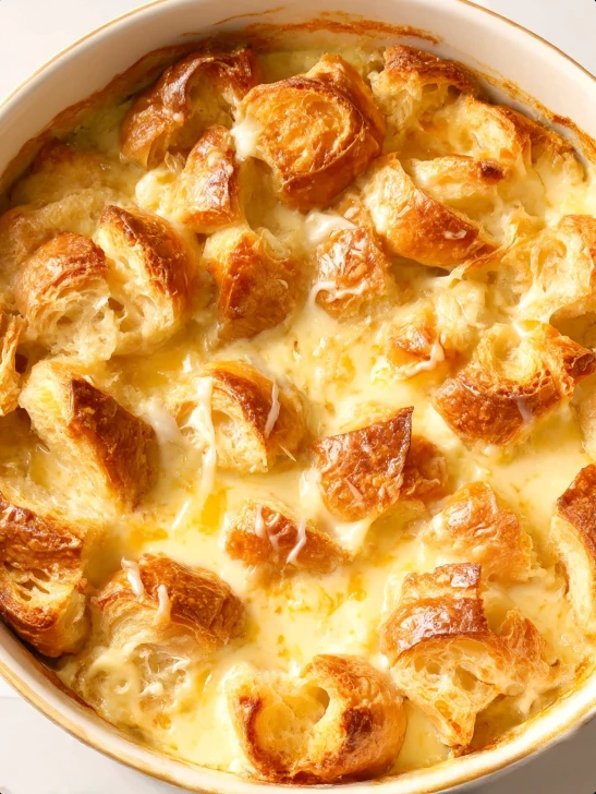 Orange Croissant Breakfast Bake