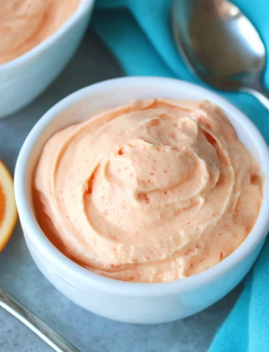 Orange Push Pop Pudding