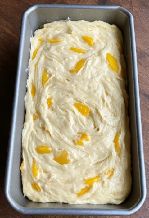Peaches & Cream Cheese Loaf