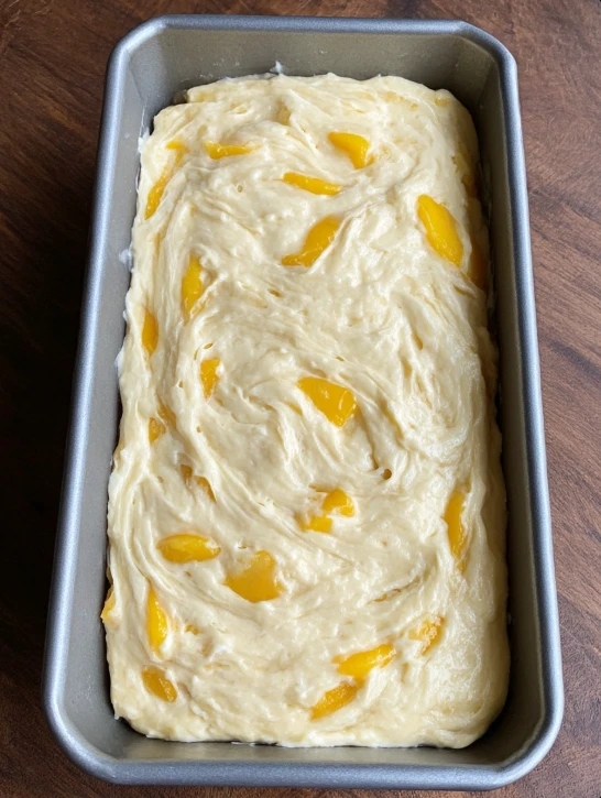 Peaches & Cream Cheese Loaf