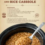 Slow Cooker Beef and Rice Casserole