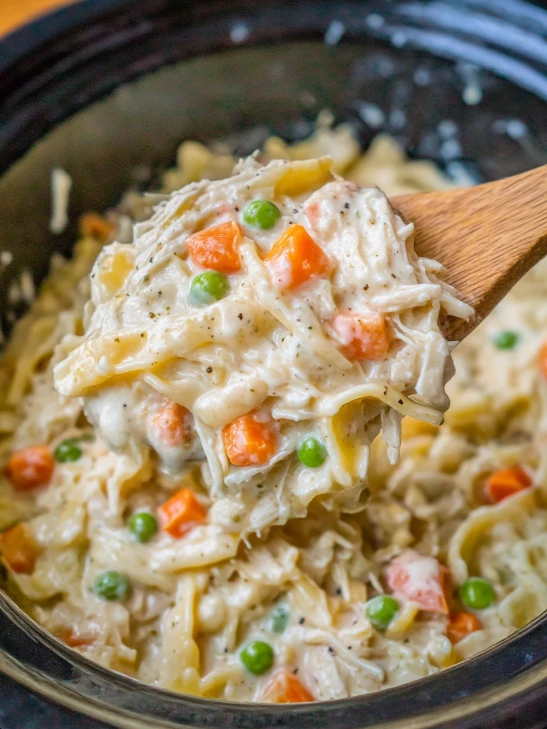 Slow Cooker Chicken and Noodles