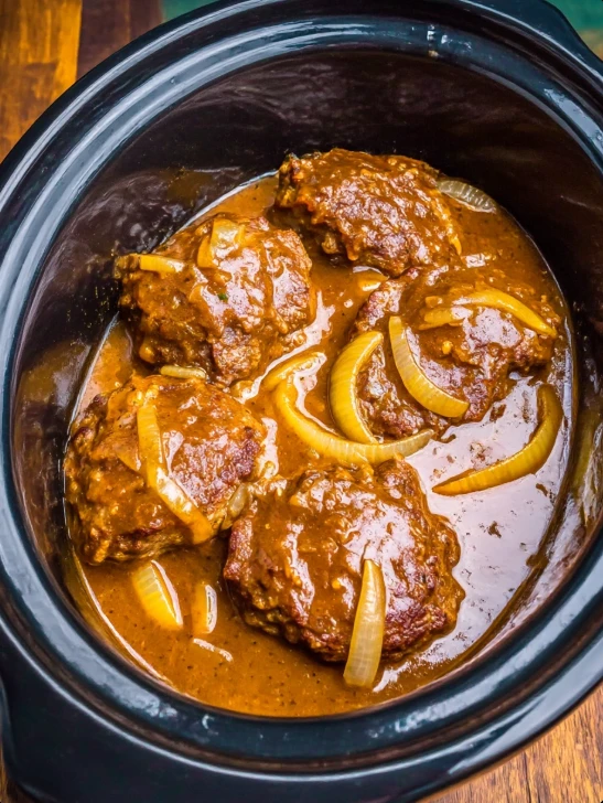 Slow Cooker Salisbury Steak