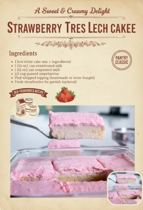 Strawberry Tres Leches Cake