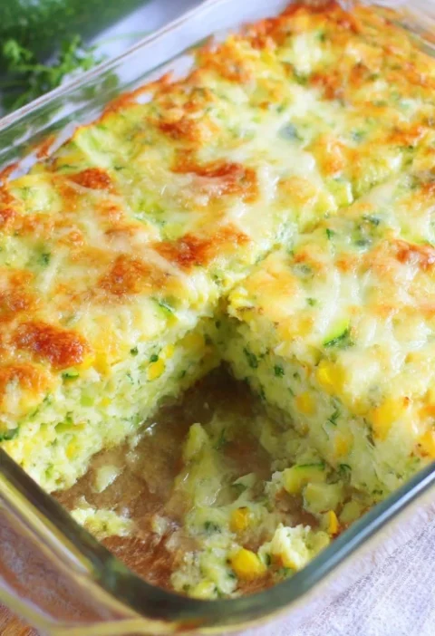 Zucchini Cornbread Casserole