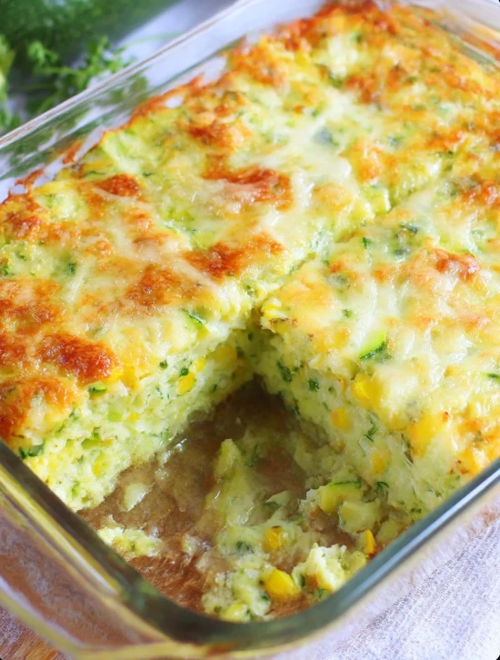 Zucchini Cornbread Casserole