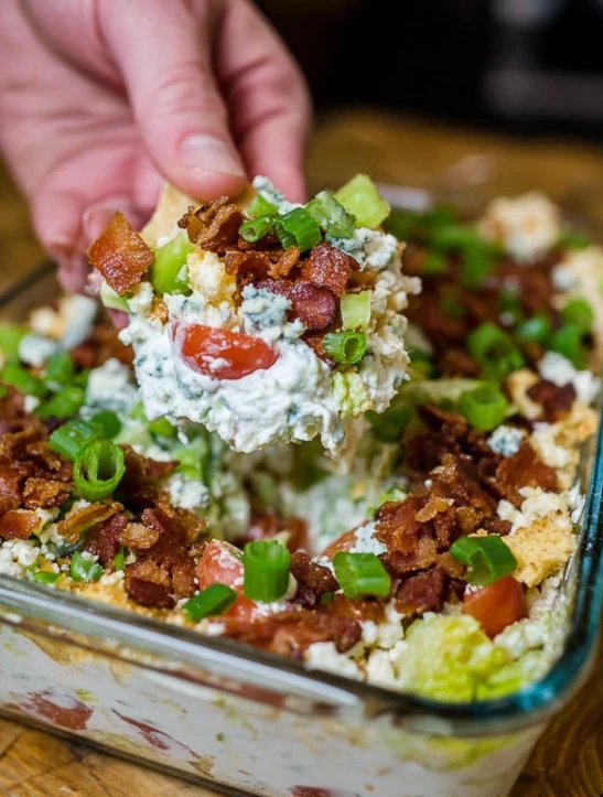 7 Layer Cobb Salad Dip