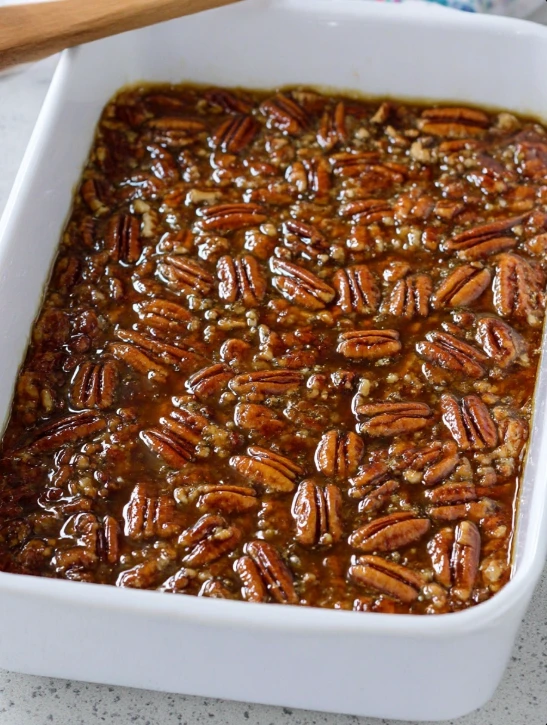 Baked Pecan Pie French Toast