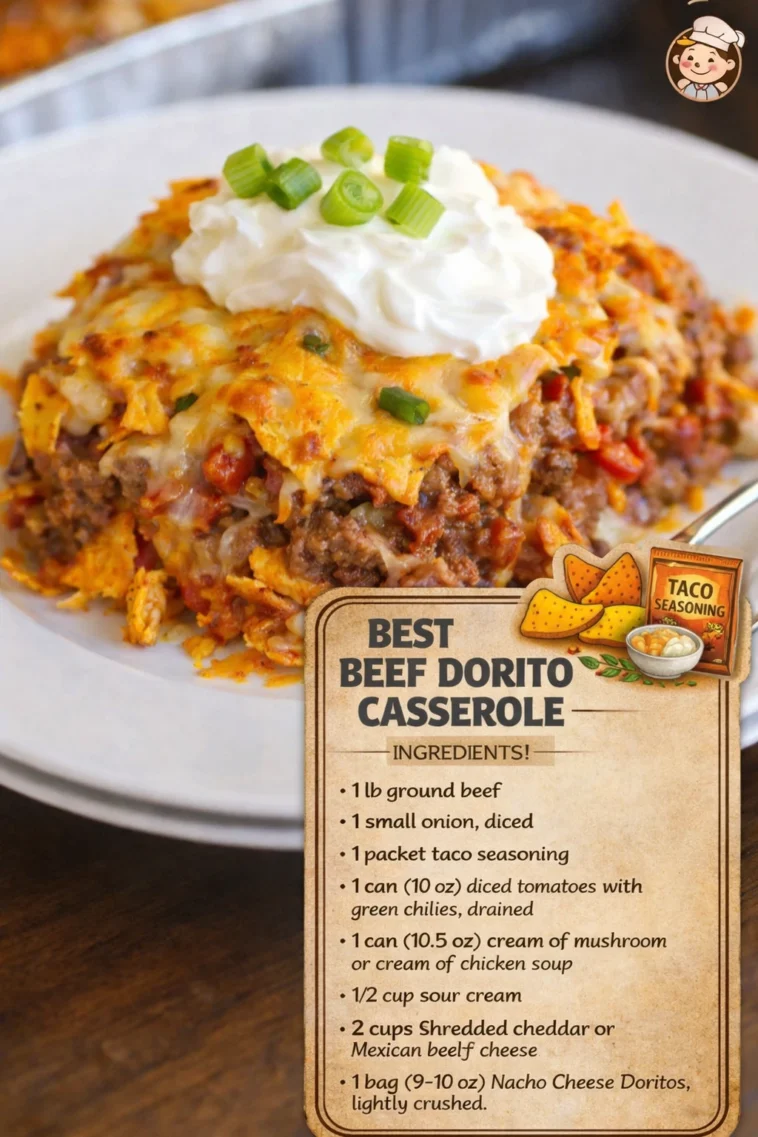Beef Dorito Casserole