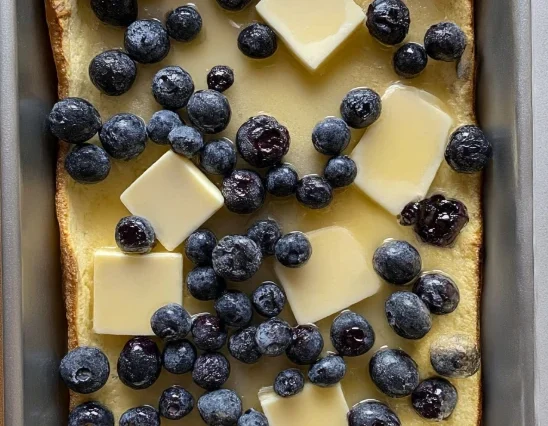 Blueberry Dutch Baby Bake