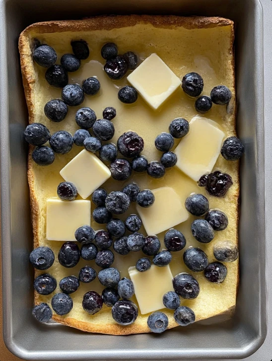 Blueberry Dutch Baby Bake