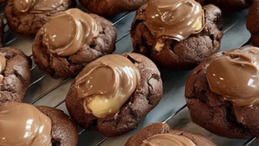 Buckeye Brownie Cookies