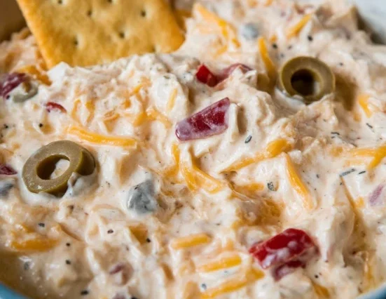 Cheddar Olive Dip
