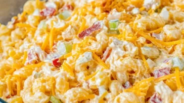 Cheddar & Sour Cream Pasta Salad
