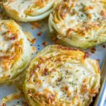 Cheesy Baked Cabbage Steaks