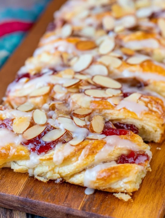 Cherry Almond Danish (Coffee Cake)