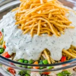 Chicken in the Straw Salad