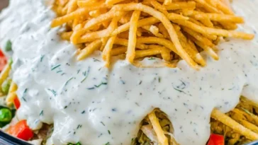 Chicken in the Straw Salad