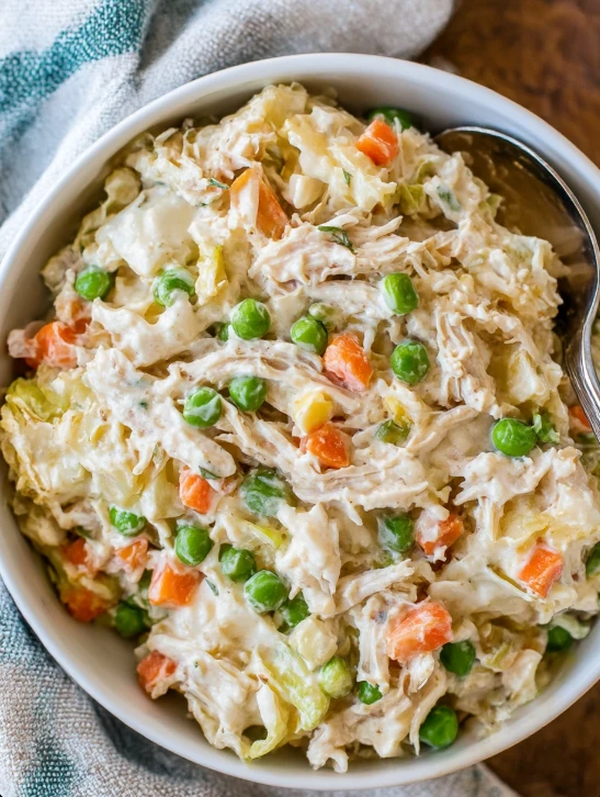 Chicken in the Straw Salad