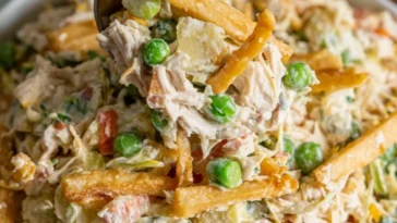 Chicken in the Straw Salad