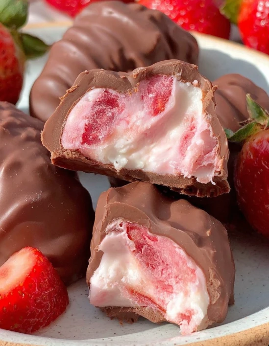 Chocolate Strawberry Clusters