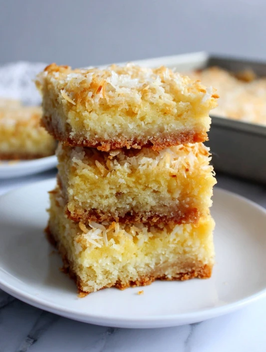 Coconut Butter Bars