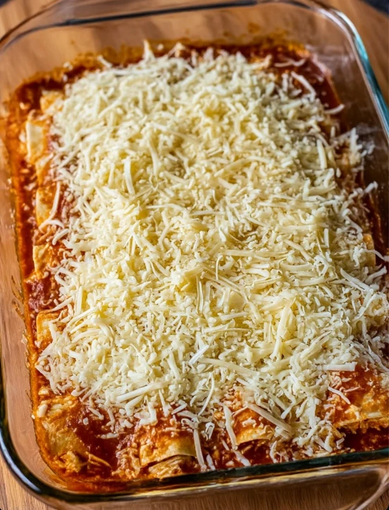 Cottage Cheese Chicken Enchiladas