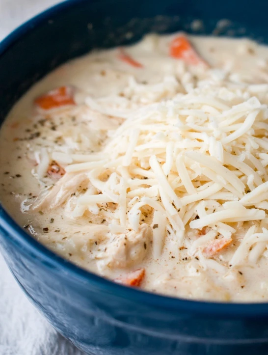 Creamy Chicken Alfredo Soup
