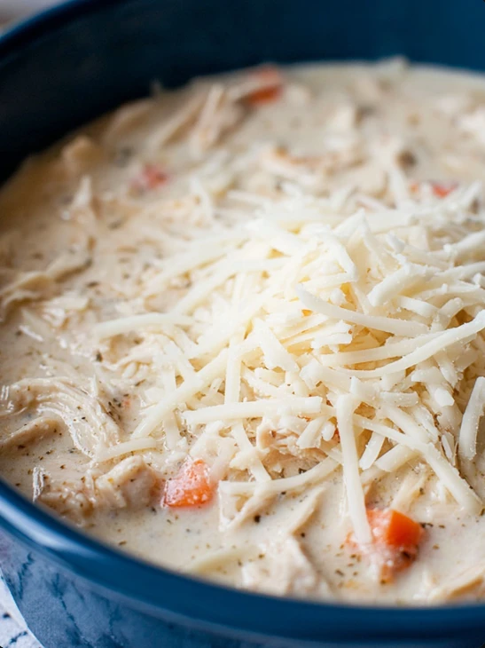 Creamy Chicken Alfredo Soup