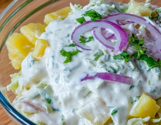 Creamy Pineapple Coleslaw