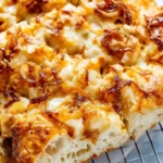French Onion Focaccia Bread
