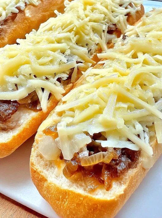 French Onion Garlic Bread