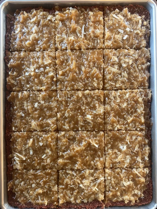 German Chocolate Sheet Cake