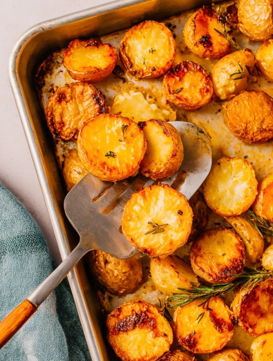 Mayonnaise Roasted Potatoes