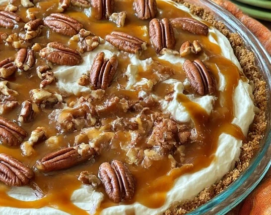 No Bake Pecan Pie Cheesecake